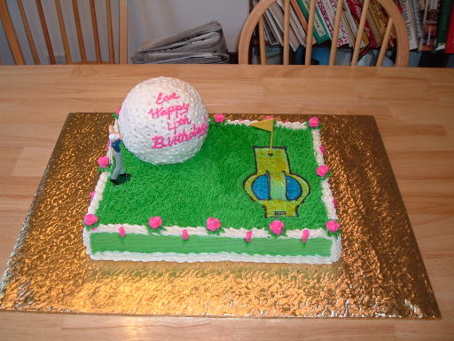 Golfball cake