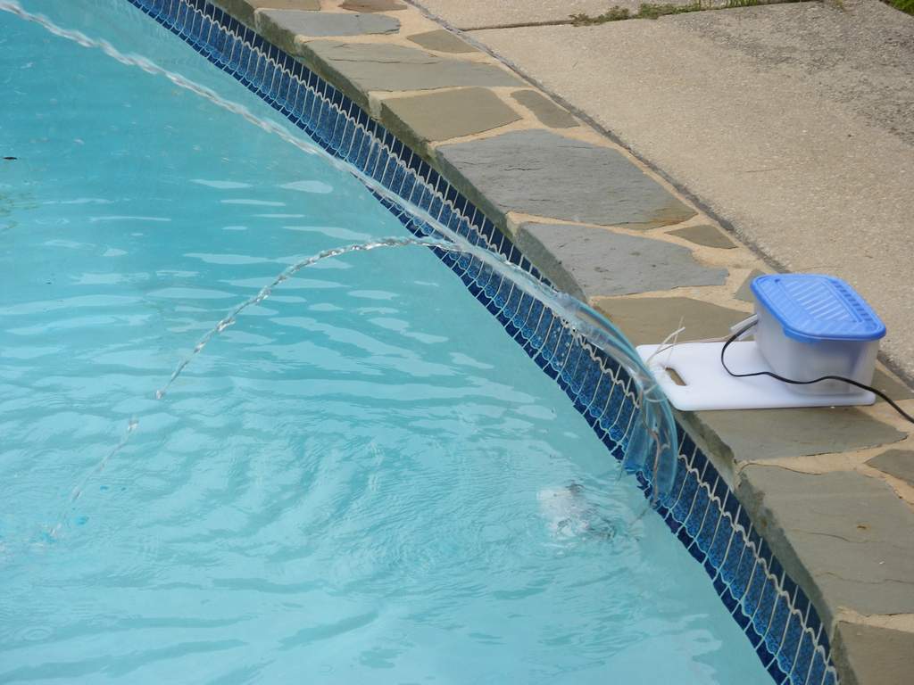 solar fountain for swimming pool